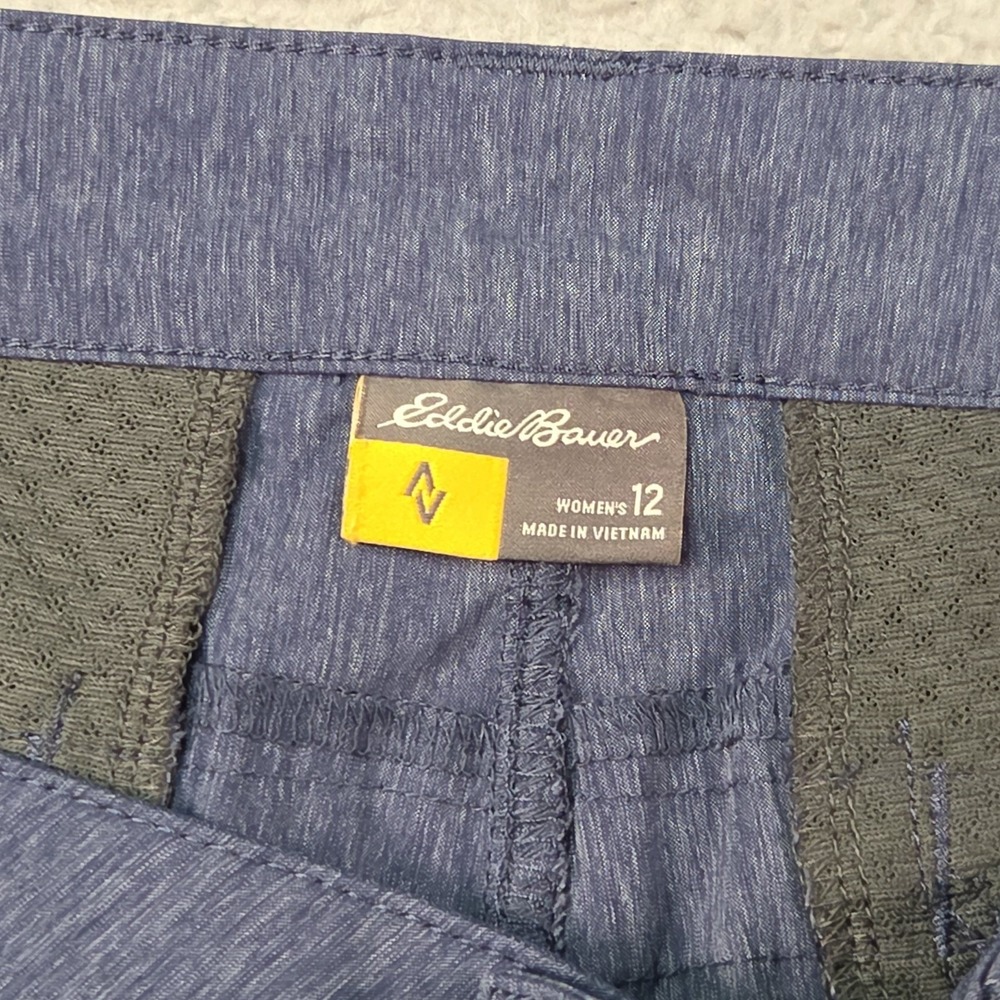 Eddie Bauer Travex Shorts Womens 12 Lot of 2 Hiking Outdoor Stretch Performance - Picture 11 of 16